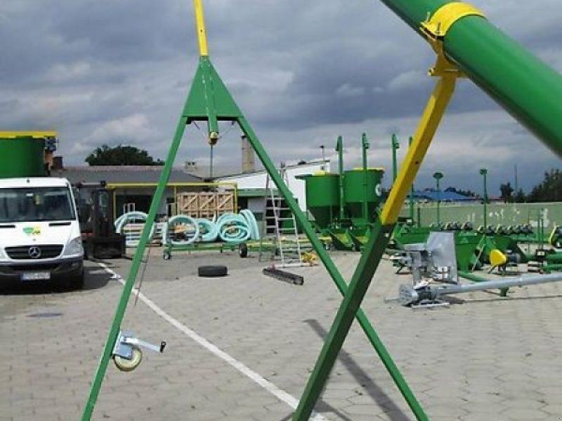 Rol-Ex przenośnik ślimakowy T401/1 z koszem, ?110, 8 m