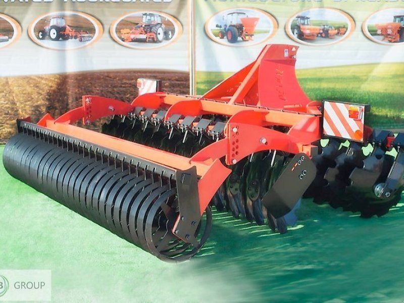 Dexwal brona talerzowa Żuk z wałem daszkowym, 2 m