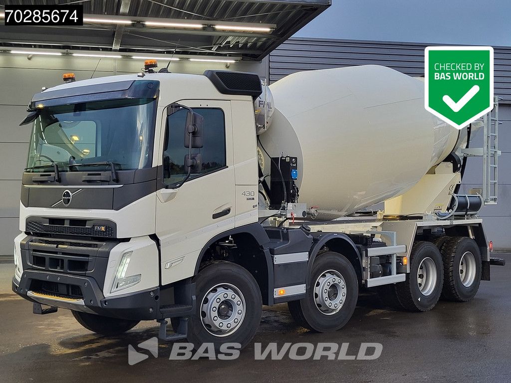 Volvo FMX 430 8X4 New! 10m3 FML Mixer Steelsuspension Automatic LED Euro 6