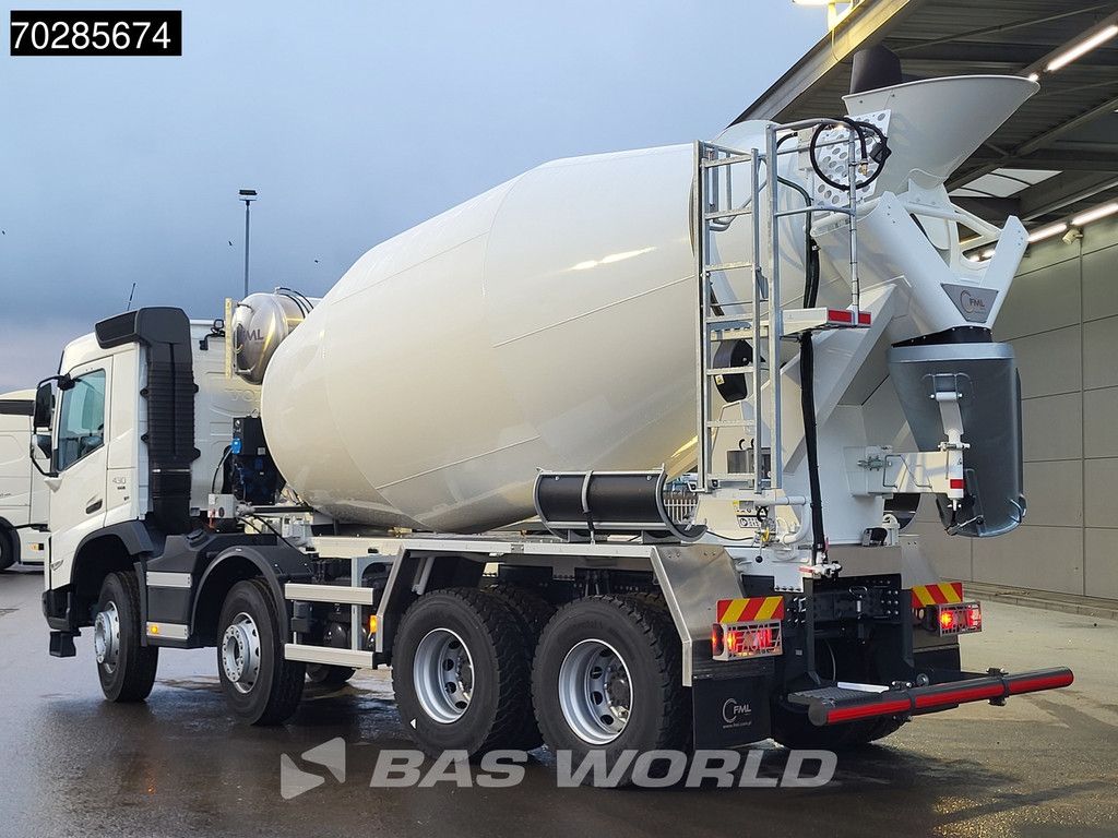 Volvo FMX 430 8X4 New! 10m3 FML Mixer Steelsuspension Automatic LED Euro 6