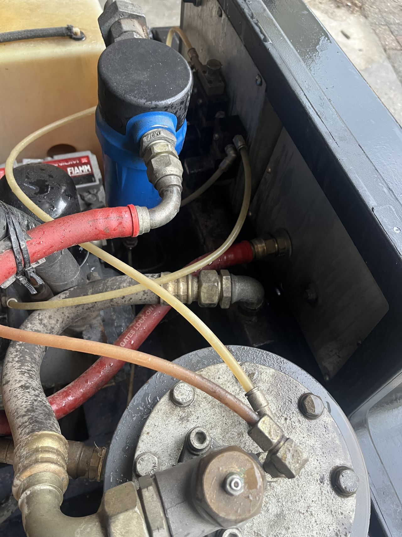 Compair 2.5 kuub compressor met koeler