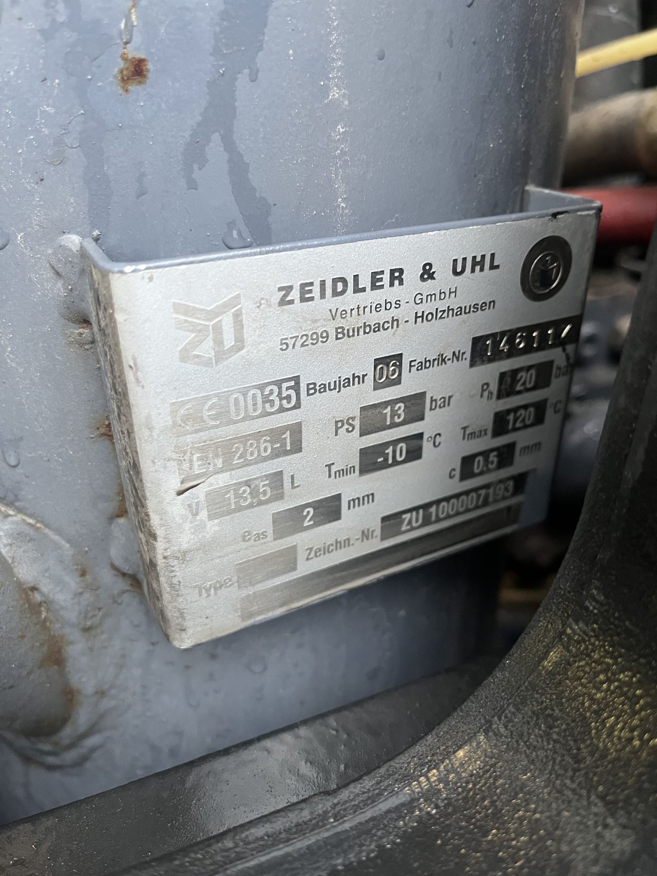 Compair 2.5 kuub compressor met koeler