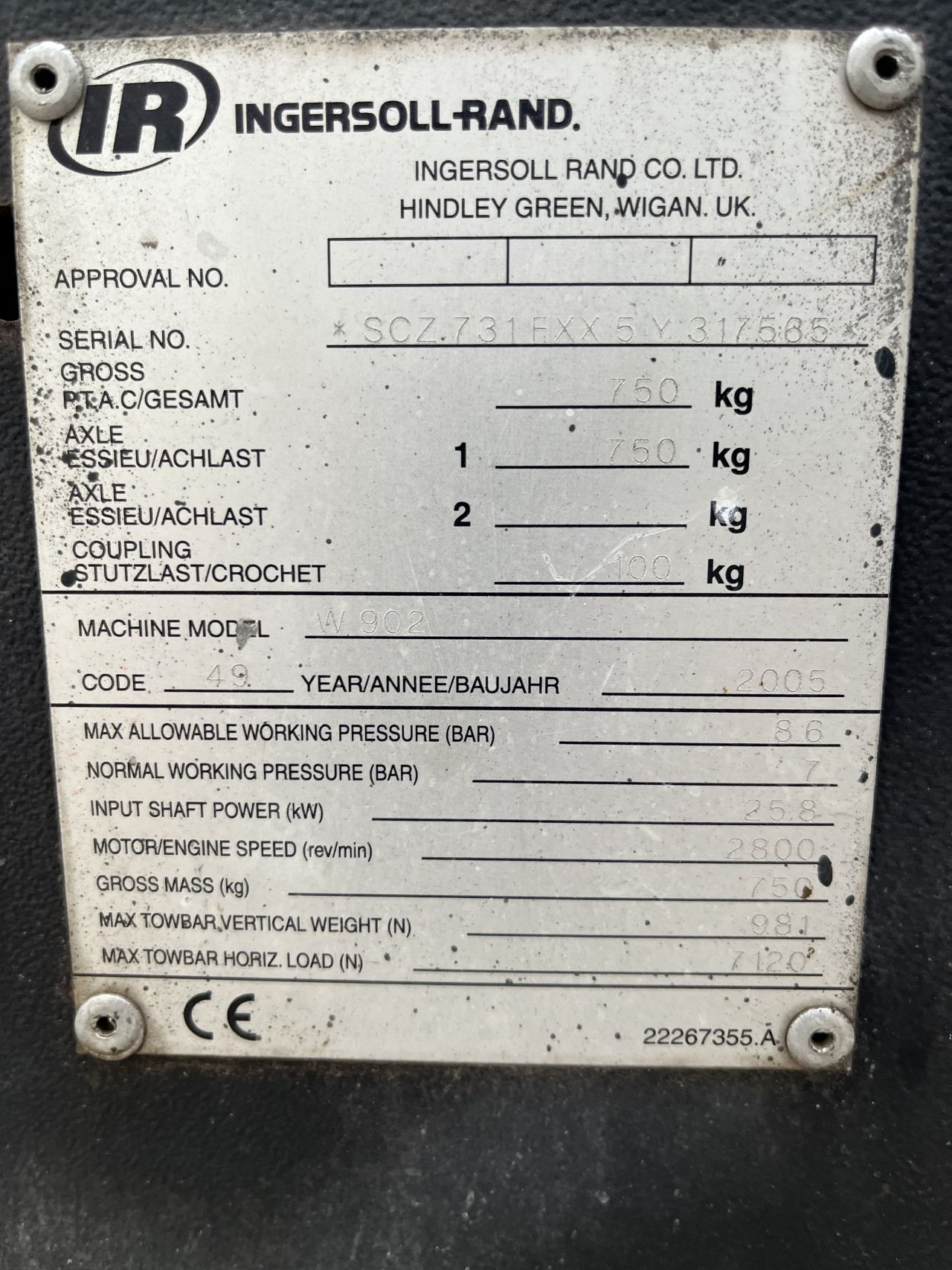 Ingersoll Rand Compressor