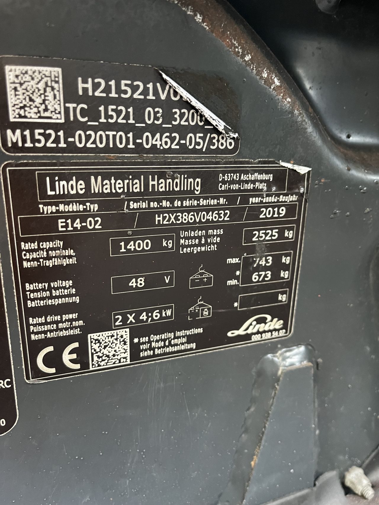 Linde E14-02 EVO