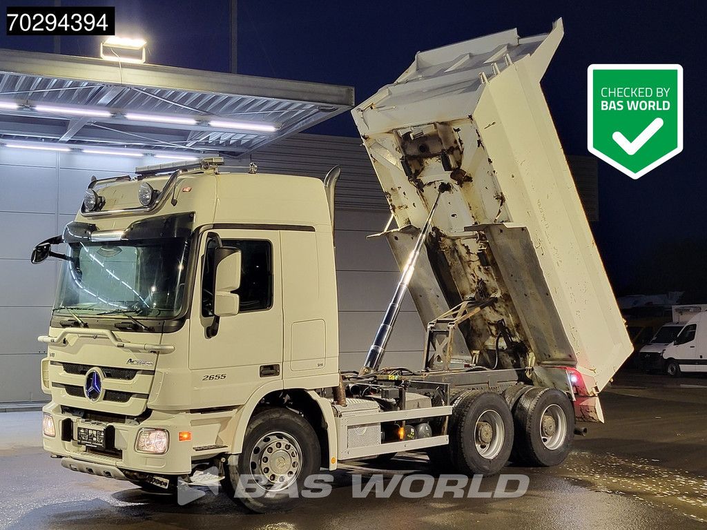 Mercedes Actros Actros 2655 6X4 V8 Retarder Big-Axle Steelsuspension 11m3 Euro 5