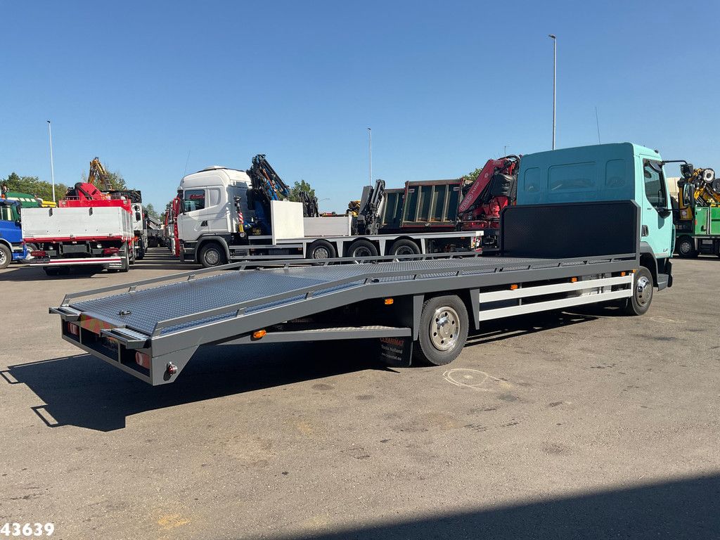 DAF LF 180 Euro 6 Autotransporter met oprijplaten Just 136.604 km!