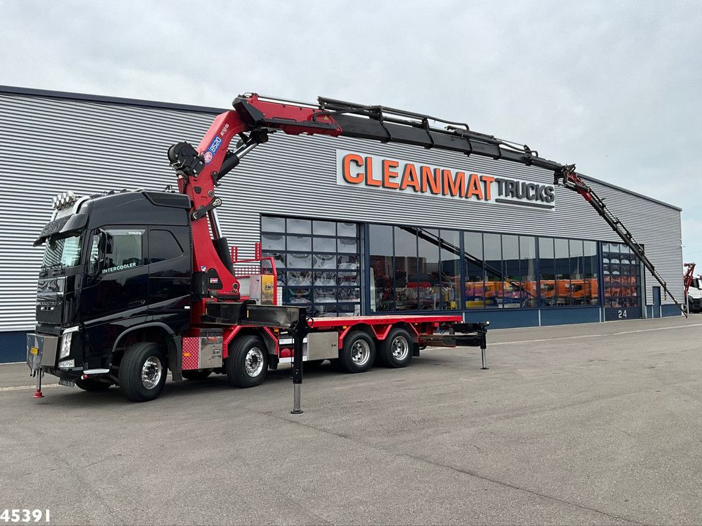 Volvo FH 540 8x4 HMF 85 Tonmeter laadkraan + Fly-Jib Just 222.786 km!