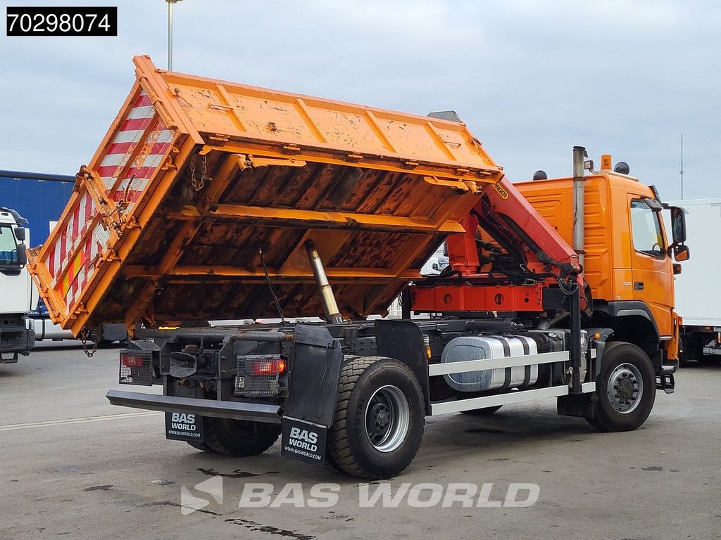 Volvo FM FM 340 4X4 4x4 Crane Palfinger PK10501 Tipper Big-Axle Full Steel