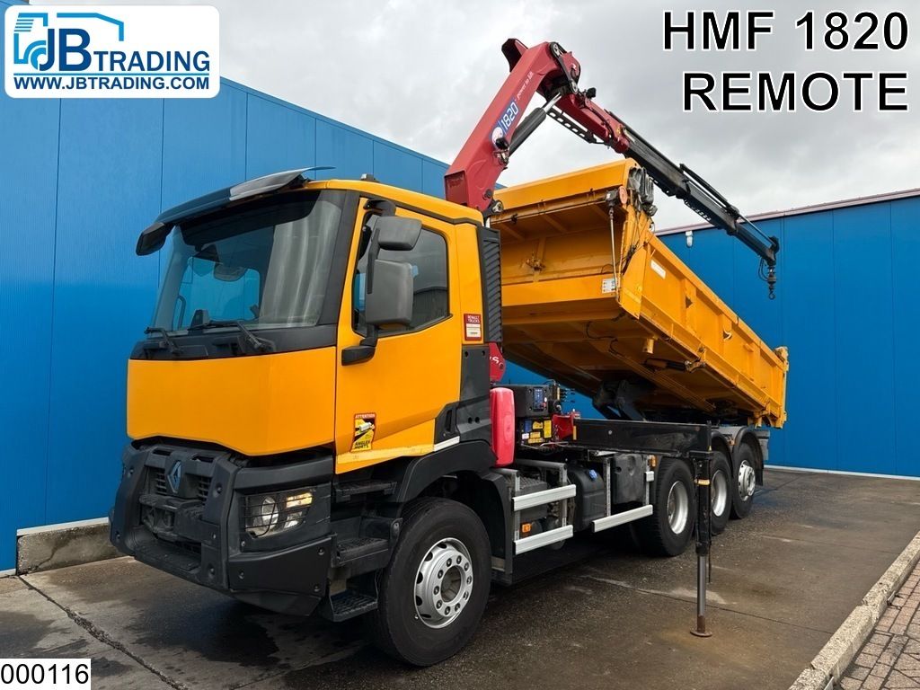 Renault C 430 8x4, EURO 6, HMF, Garnier