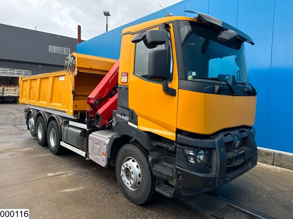 Renault C 430 8x4, EURO 6, HMF, Garnier