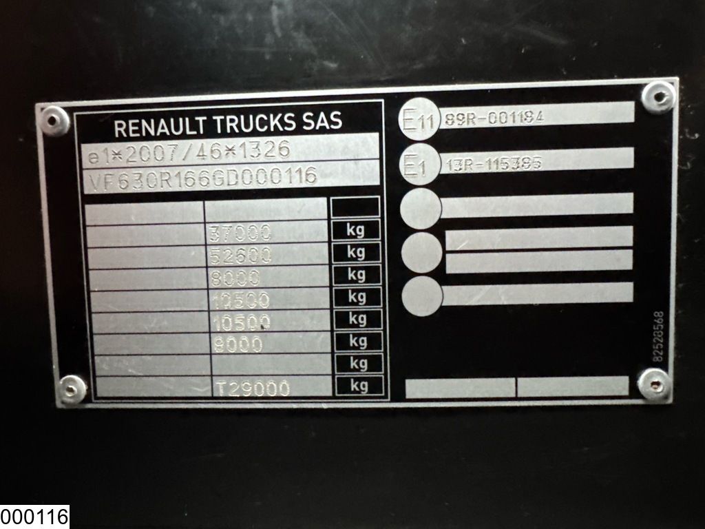 Renault C 430 8x4, EURO 6, HMF, Garnier