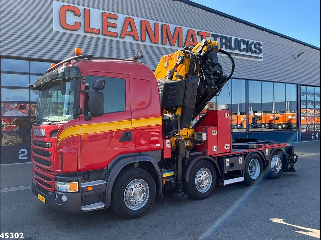 Scania G 480 8x2 Fassi 95 Tonmeter ladkraan + Fly-Jib