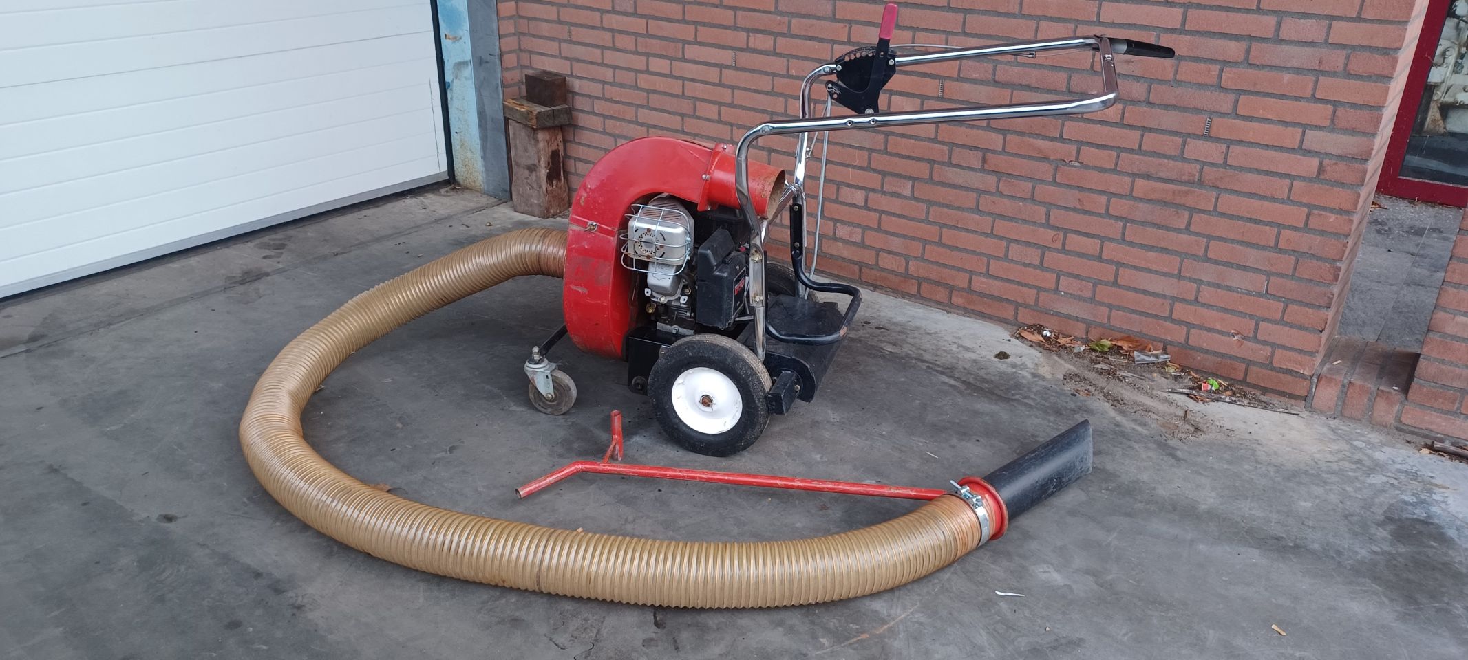 Bladzuiger en bladveegmachine 180 cm