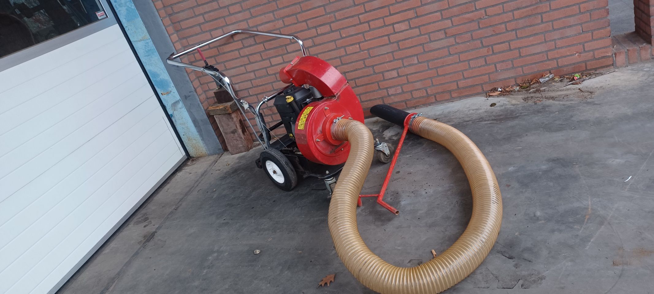 Bladzuiger en bladveegmachine 180 cm