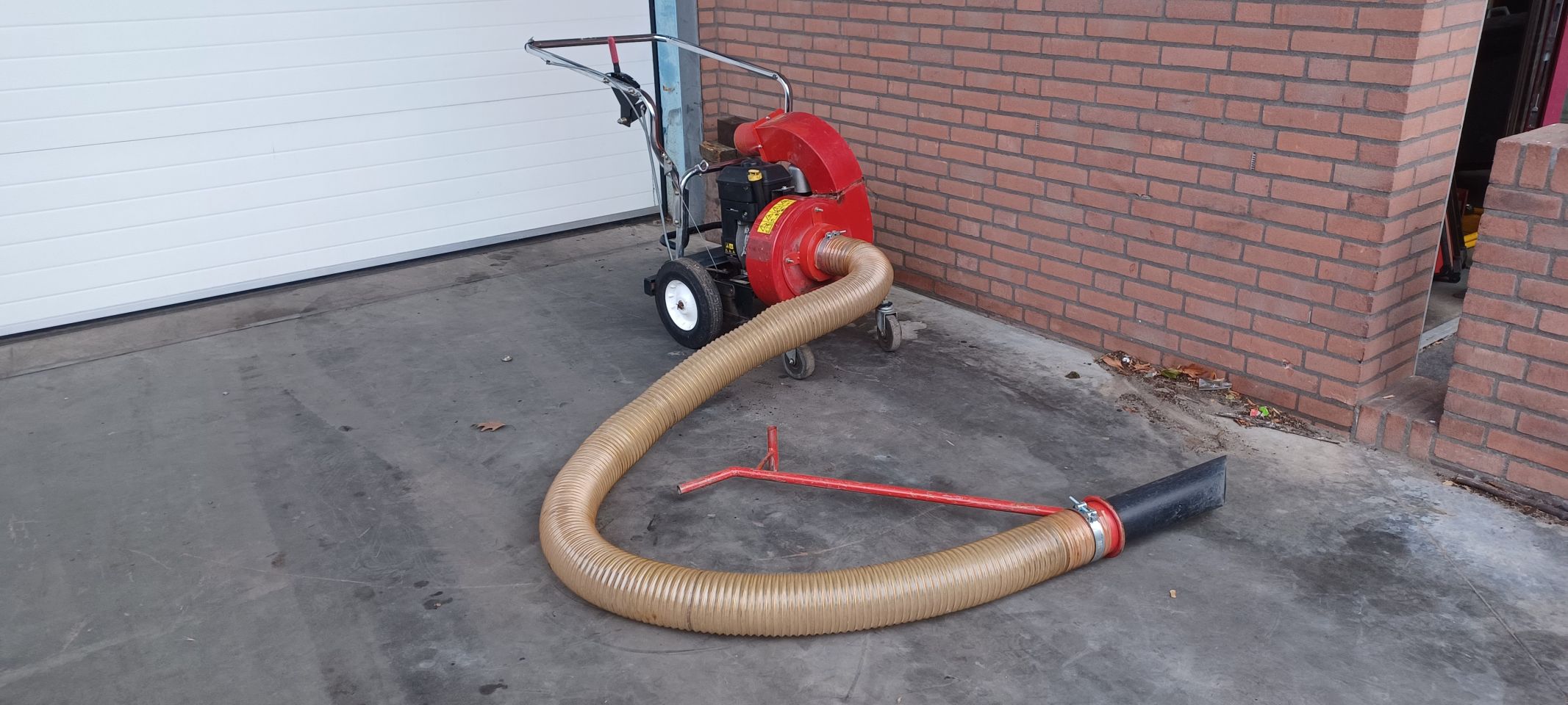 Bladzuiger en bladveegmachine 180 cm