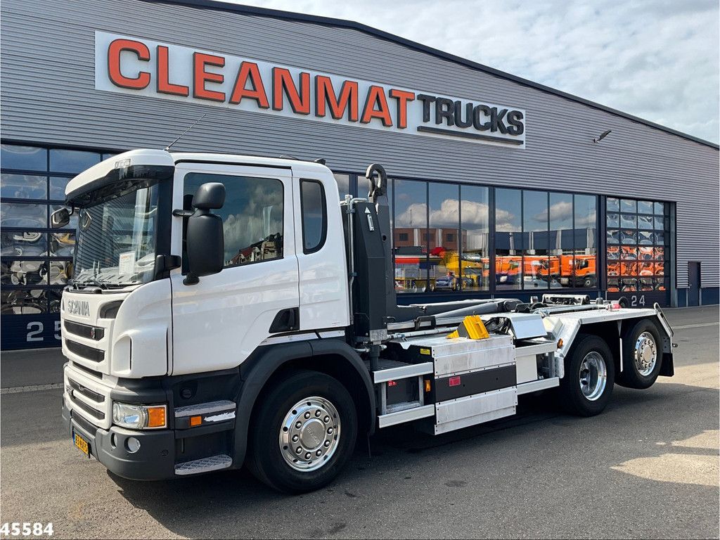 Scania P 340 Euro 6 CNG 21 Ton haakarmsysteem Just 140.611 km!