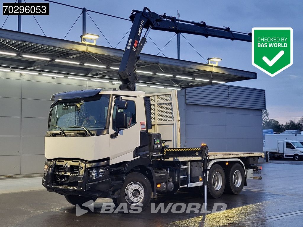 Renault C 430 6X4 HIAB 188 ES-3 X-HIDUO Crane Retarder Steelsuspension Big-Axle Euro 6