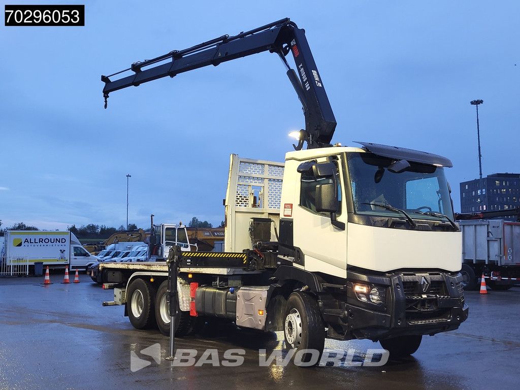 Renault C 430 6X4 HIAB 188 ES-3 X-HIDUO Crane Retarder Steelsuspension Big-Axle Euro 6