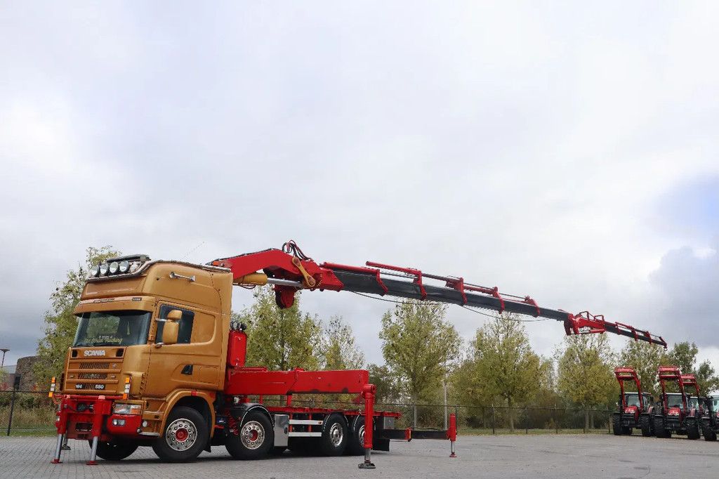 Scania R164-580 V8 8X2 | COPMA 990 | JIB | 6+4 EXT | WINCH | REMOTE