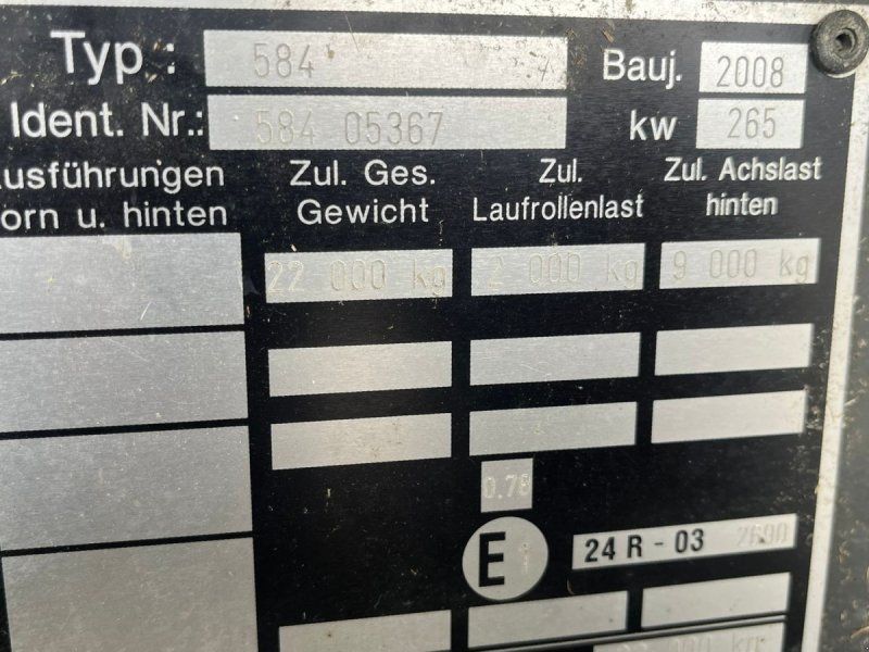 Claas LION 560 Med ny bælter og 4wd