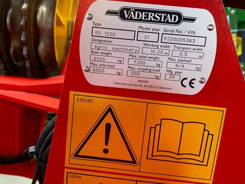 Väderstad RIUS HD 10,2 m tromle Väderstad RIUS HD 10,2 m Cambridge tro