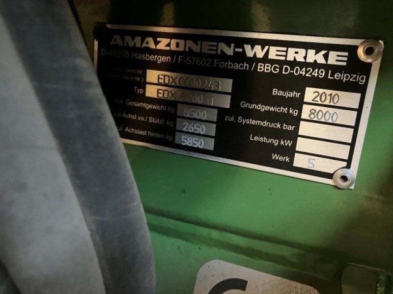 Amazone EDX 9000 MAJSSÅMASK.