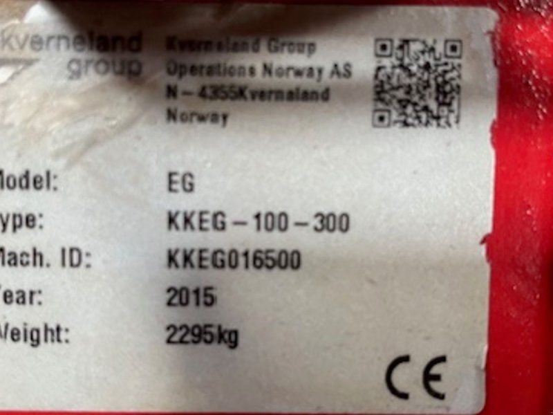 Kverneland 100-300-28 5 furet