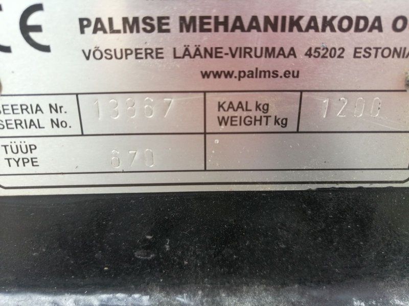 Palms ForstKran K670 neuwertig mit Funkwinde u. Abstüt