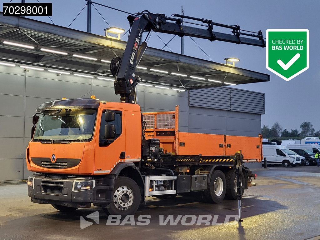 Renault Lander Premium 430 6X4 HIAB 211 EP-4 Crane Tipper Big-Axle Automatic Euro 5