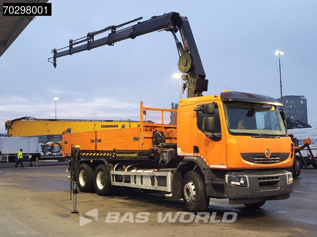 Renault Lander Premium 430 6X4 HIAB 211 EP-4 Crane Tipper Big-Axle Automatic Euro 5