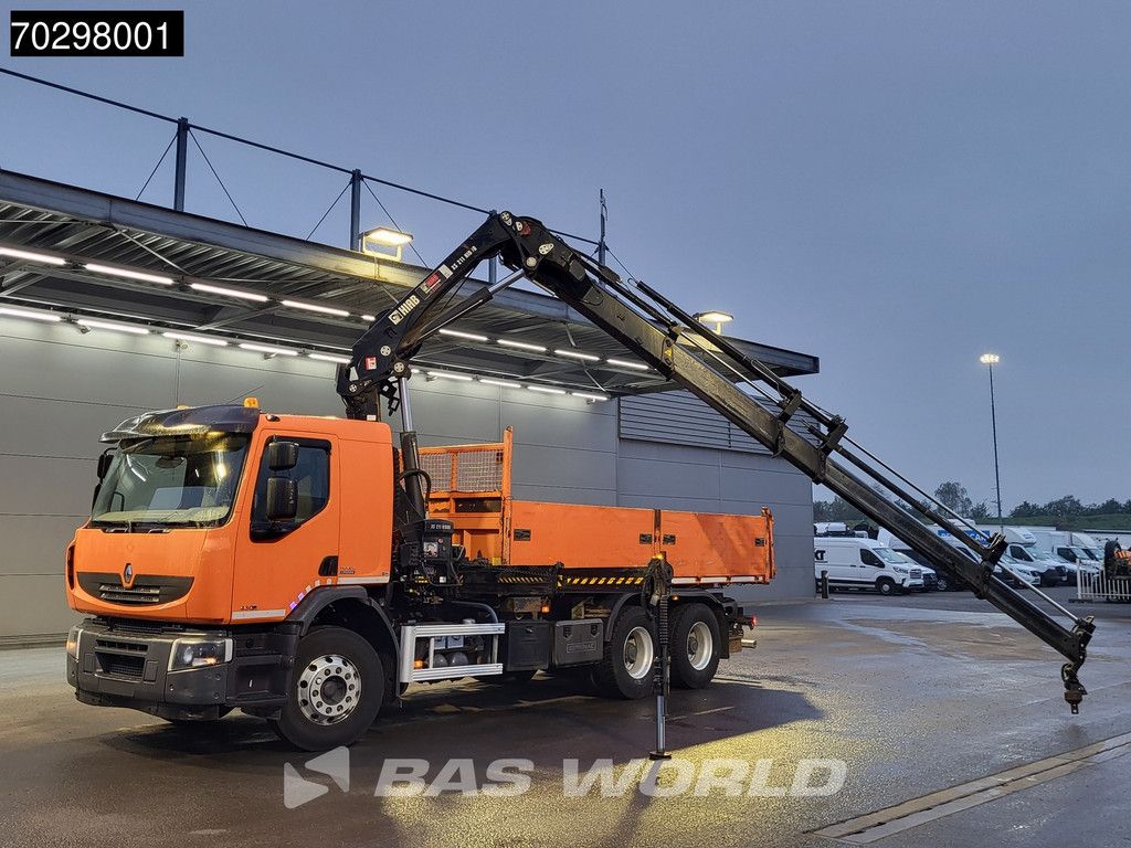 Renault Lander Premium 430 6X4 HIAB 211 EP-4 Crane Tipper Big-Axle Automatic Euro 5