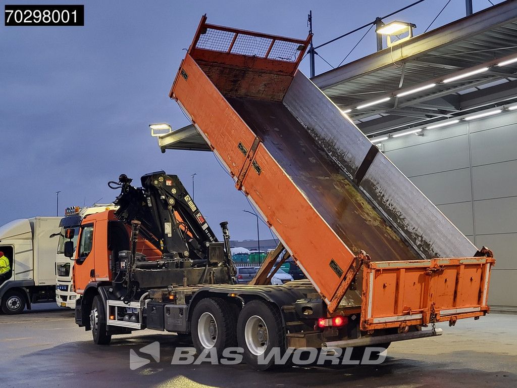 Renault Lander Premium 430 6X4 HIAB 211 EP-4 Crane Tipper Big-Axle Automatic Euro 5