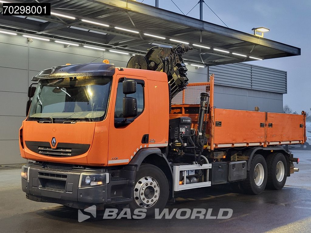 Renault Lander Premium 430 6X4 HIAB 211 EP-4 Crane Tipper Big-Axle Automatic Euro 5