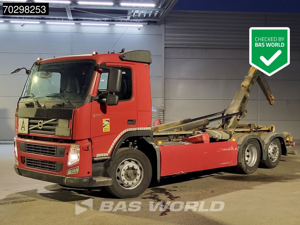 Volvo FM 370 6X2 21t Hooklift Lift Axle Automatic Euro 5