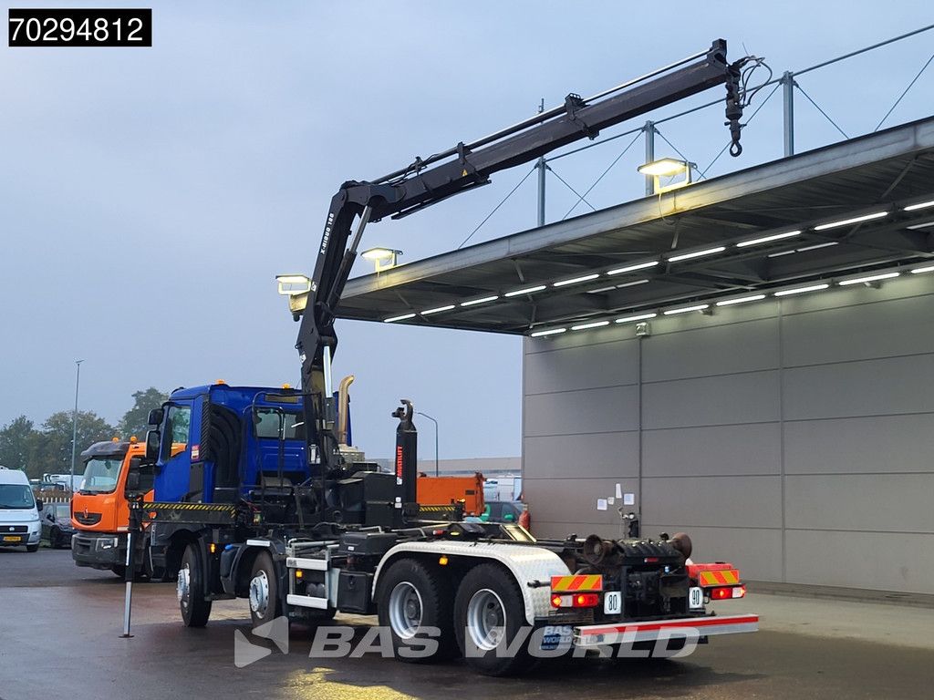 Renault C 430 8X4 HIAB X-Hiduo 188 B-2 Crane + Hook Full Steel Big-Axle Euro 6
