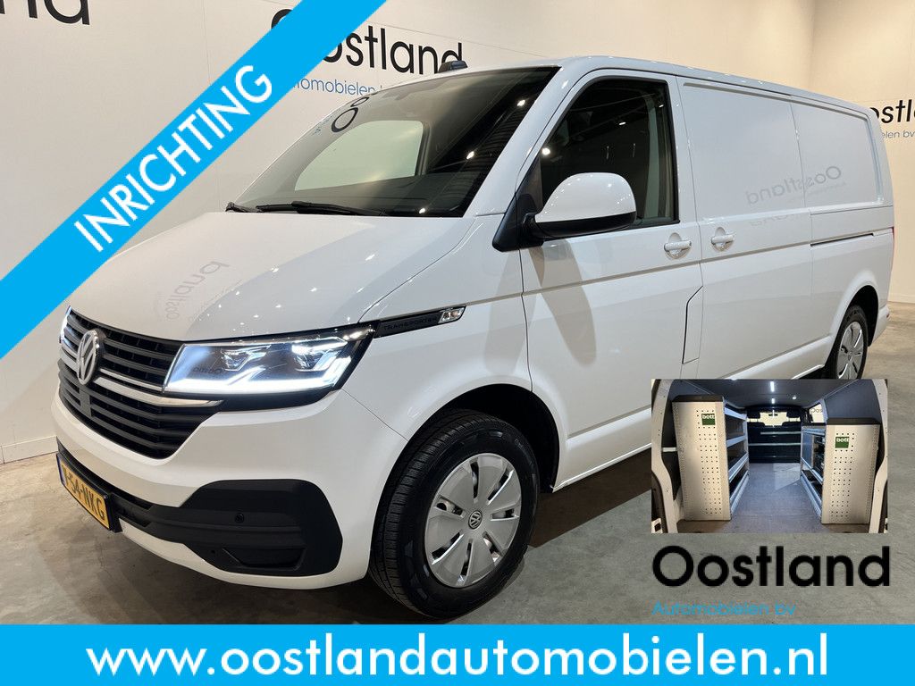 Volkswagen Transporter 2.0 TDI L2H1 150 PK Automaat Servicebus / Bott Inrichting / Euro 6 / 2X Schuifdeur / Airco / Cruise Control / Camera / CarPlay / Klep / 56.200 KM !!