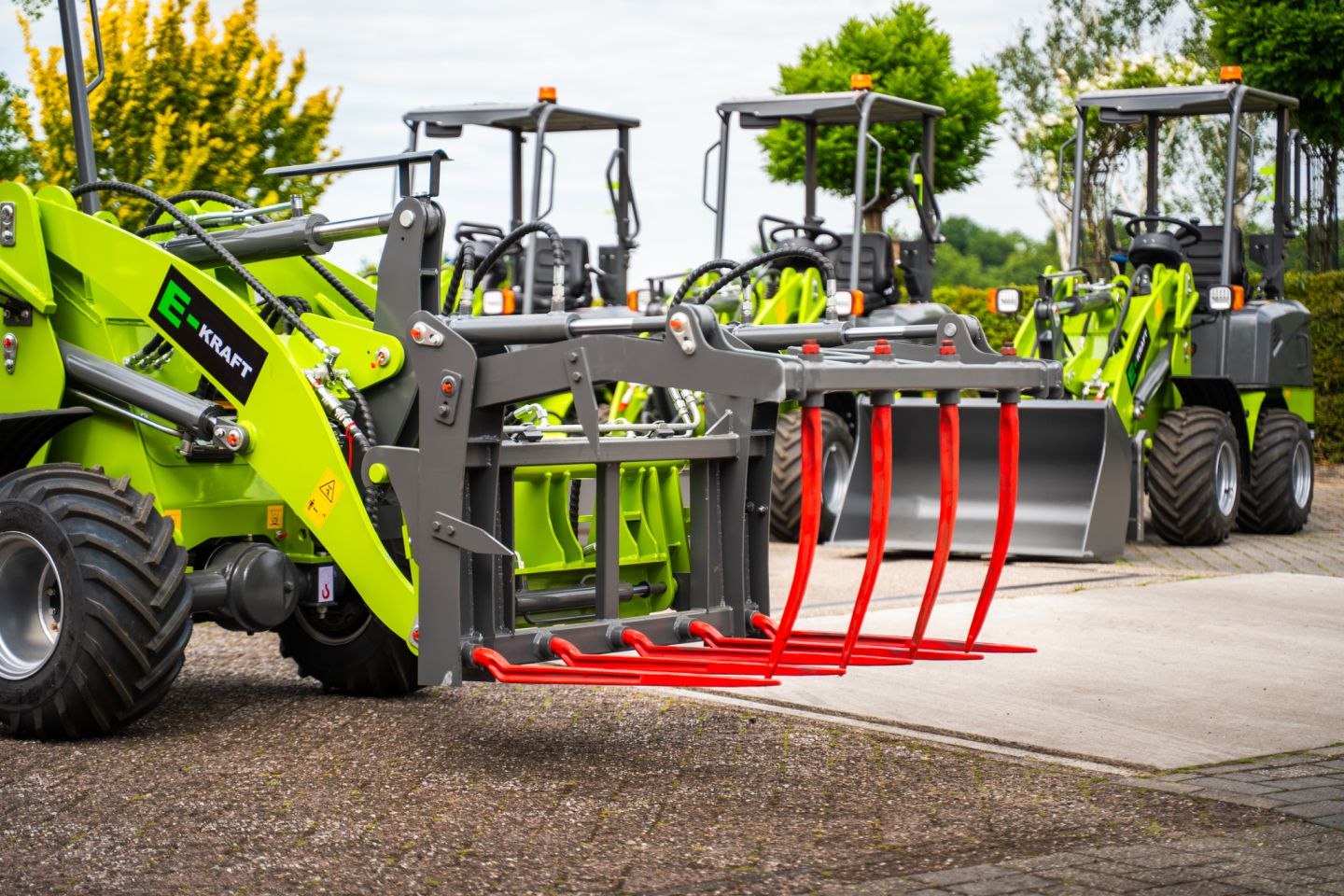 E-Kraft E1000 & E400 elektrische minishovels