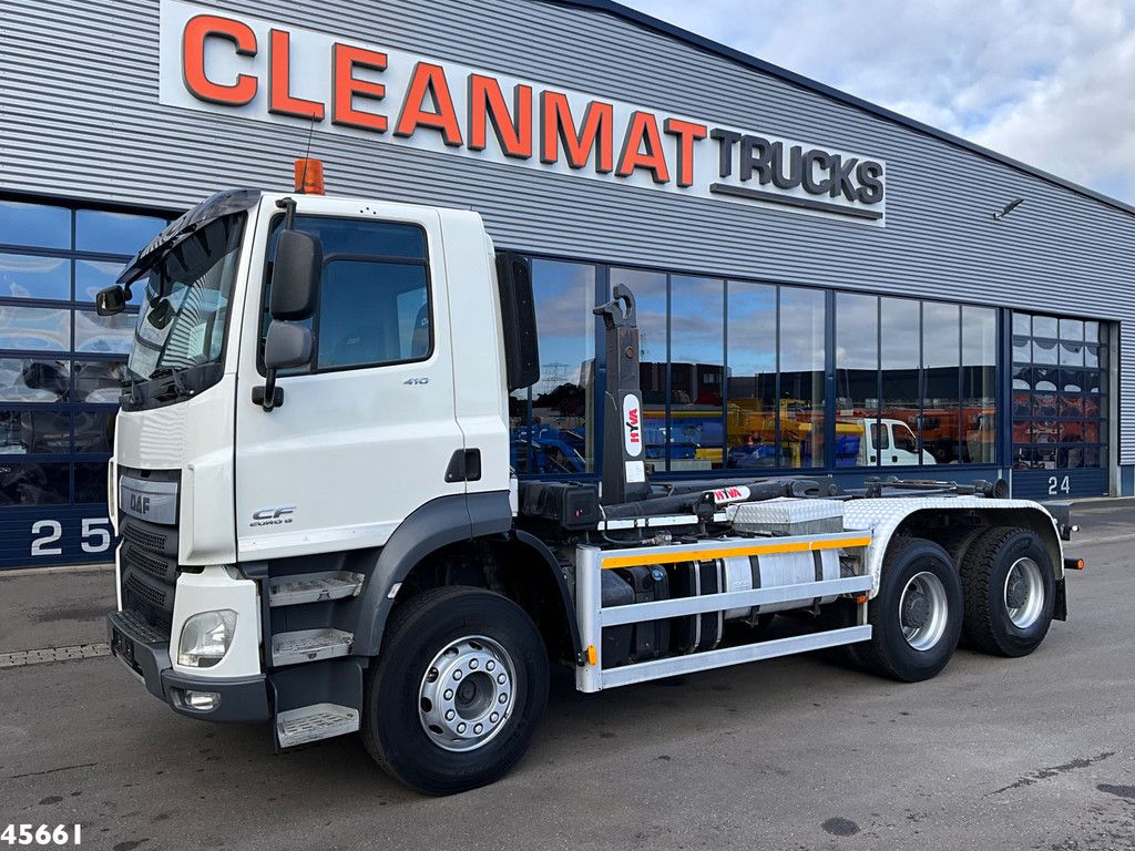 DAF FAT CF 410 Euro 6 6x4 Hyvalift 20 Ton haakarmsysteem
