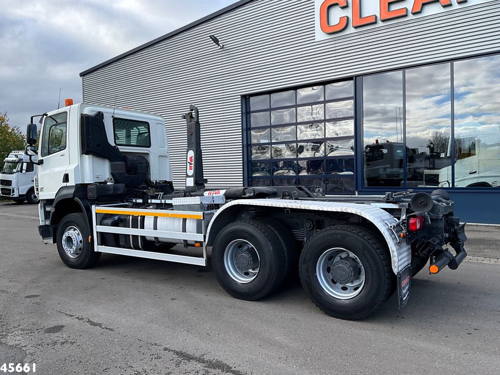 DAF FAT CF 410 Euro 6 6x4 Hyvalift 20 Ton haakarmsysteem