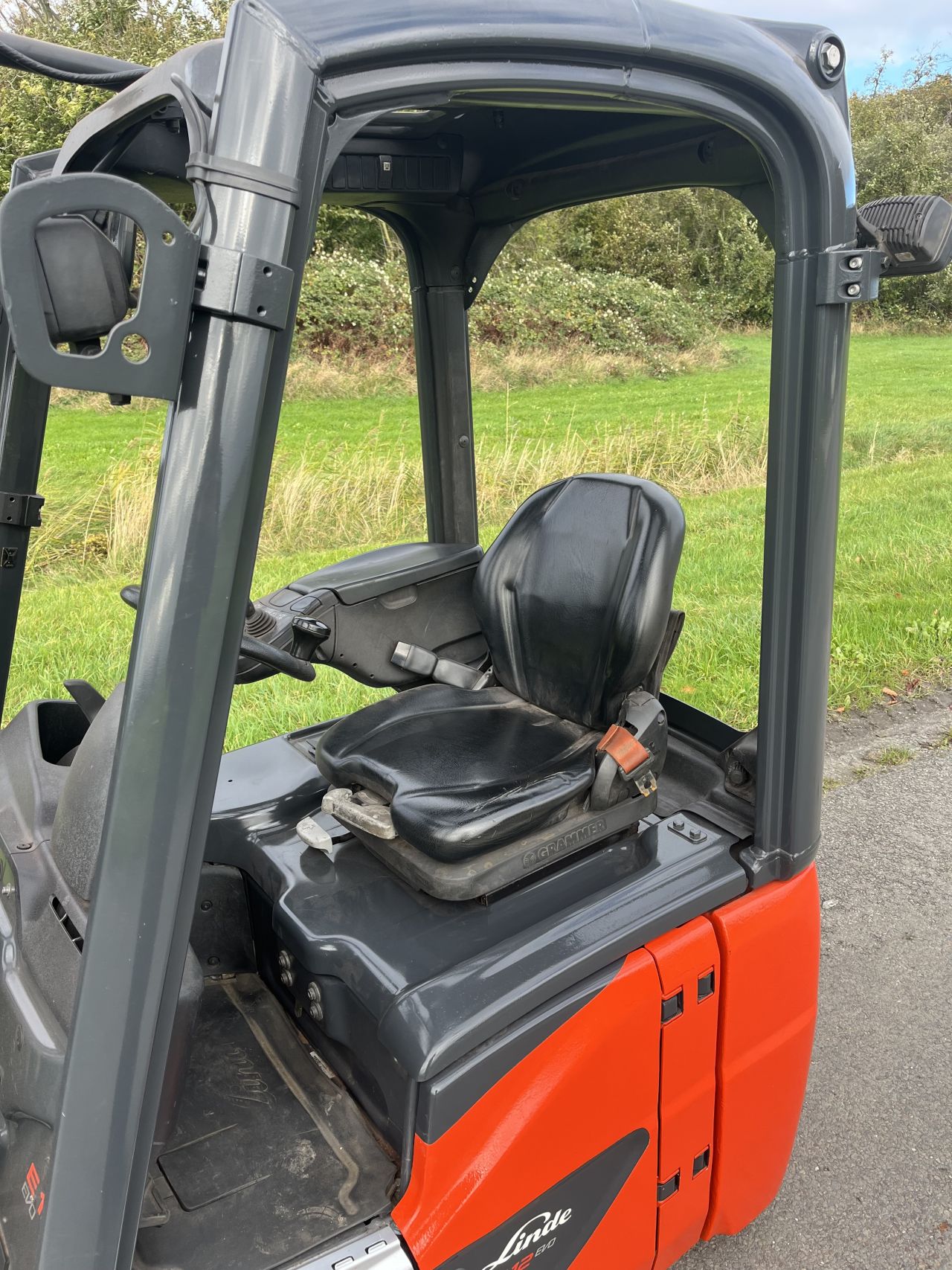 Linde E12-02 2018 elektrische heftruck triplo sideshift