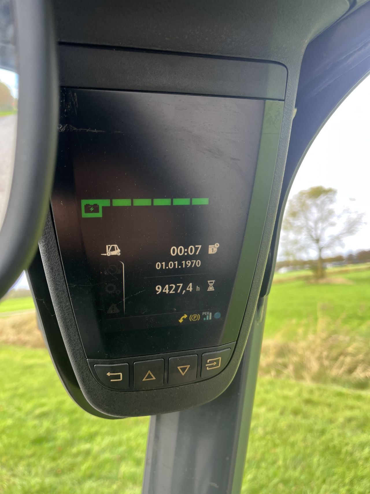 Linde E12-02 2018 elektrische heftruck triplo sideshift