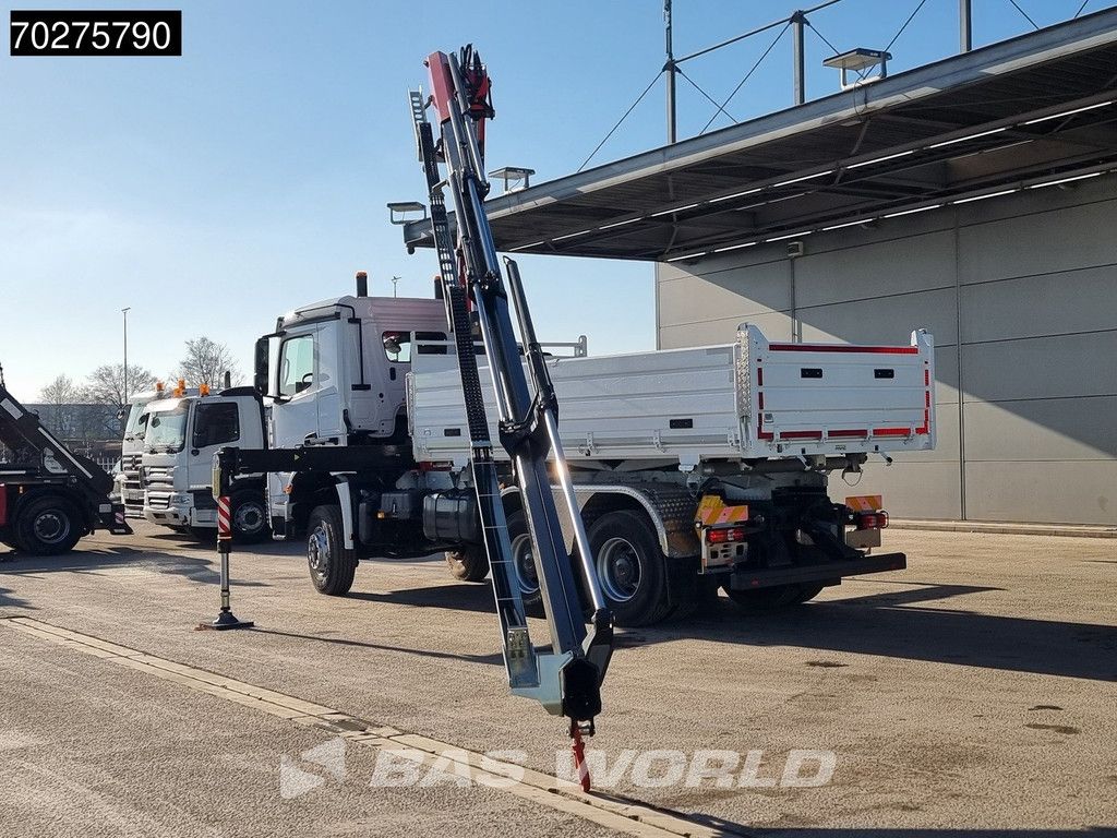 Mercedes Arocs 3348 6X6 Full Steel Retarder Fassi 25T/M Crane Kran Euro 6