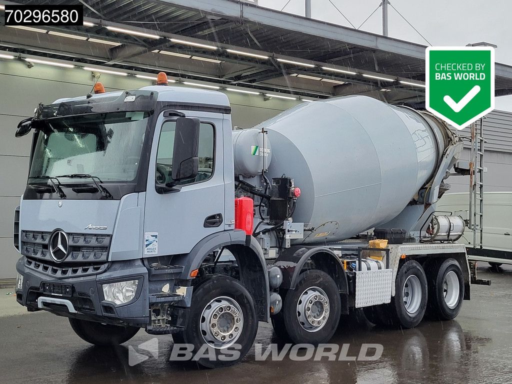 Mercedes Arocs 3240 8X4 9m3 Stetter Mixer Full Steel Euro 6