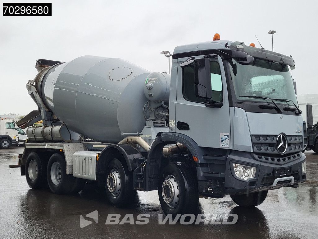 Mercedes Arocs 3240 8X4 9m3 Stetter Mixer Full Steel Euro 6