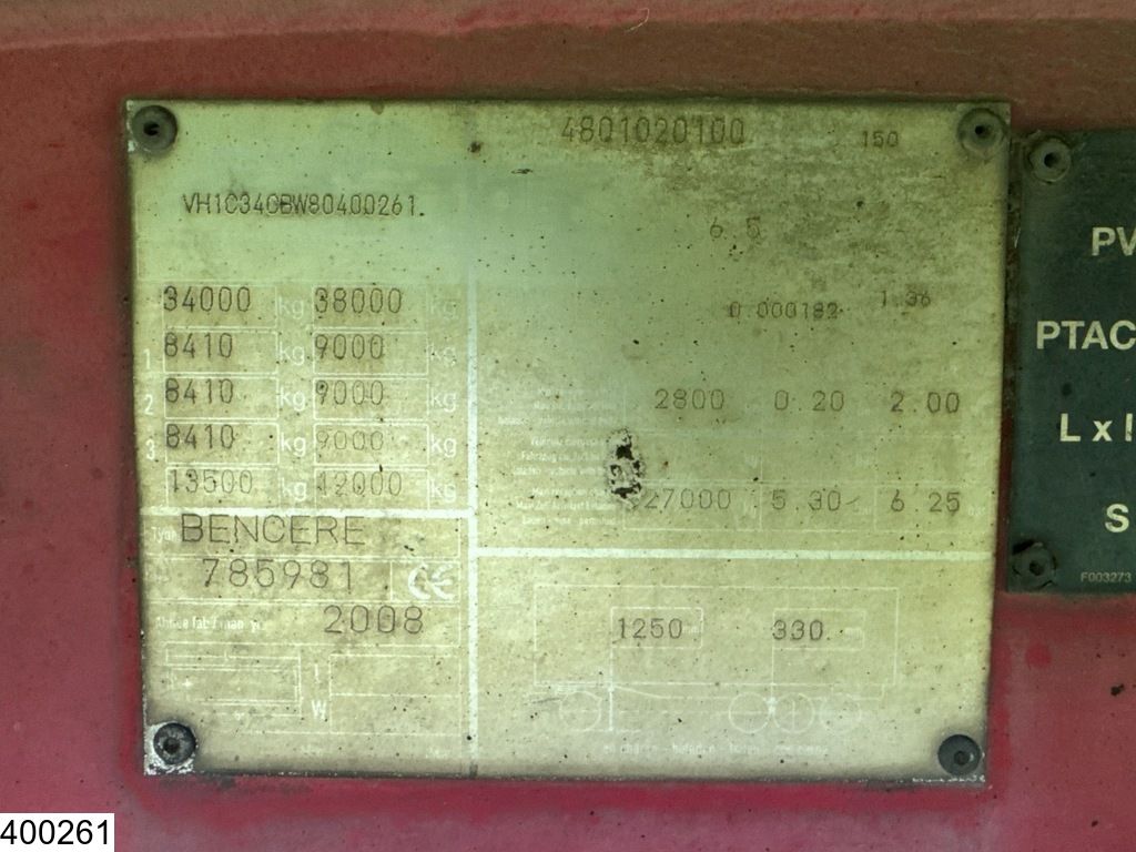 Benalu kipper 46 m3