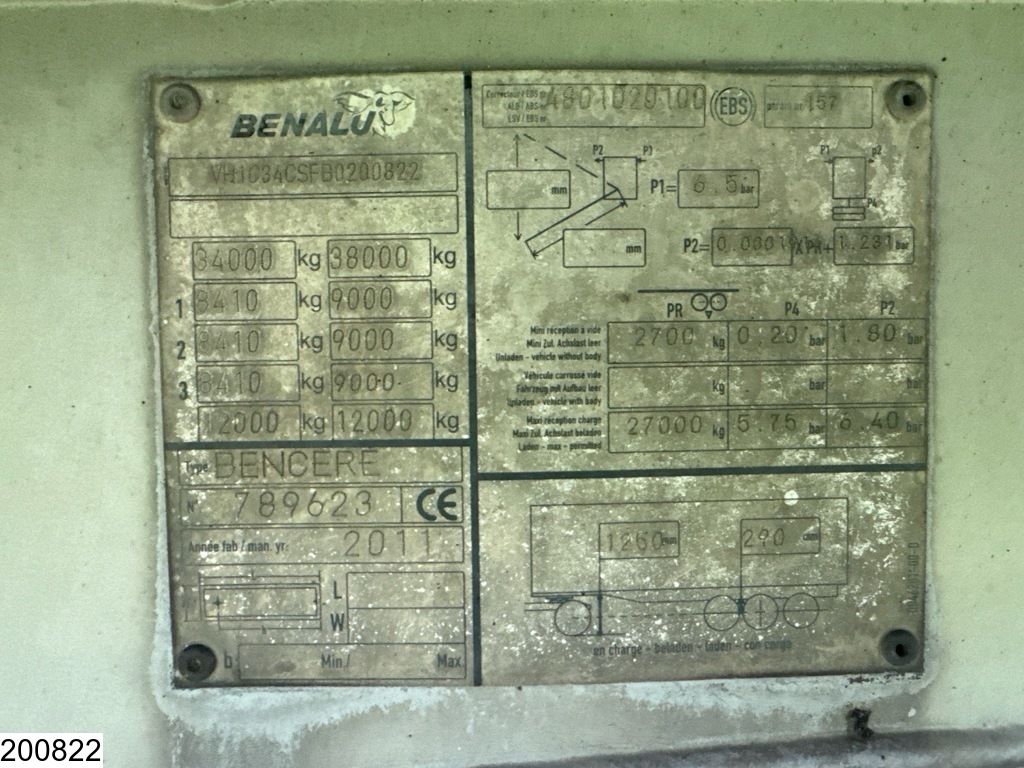 Benalu kipper 47 m3