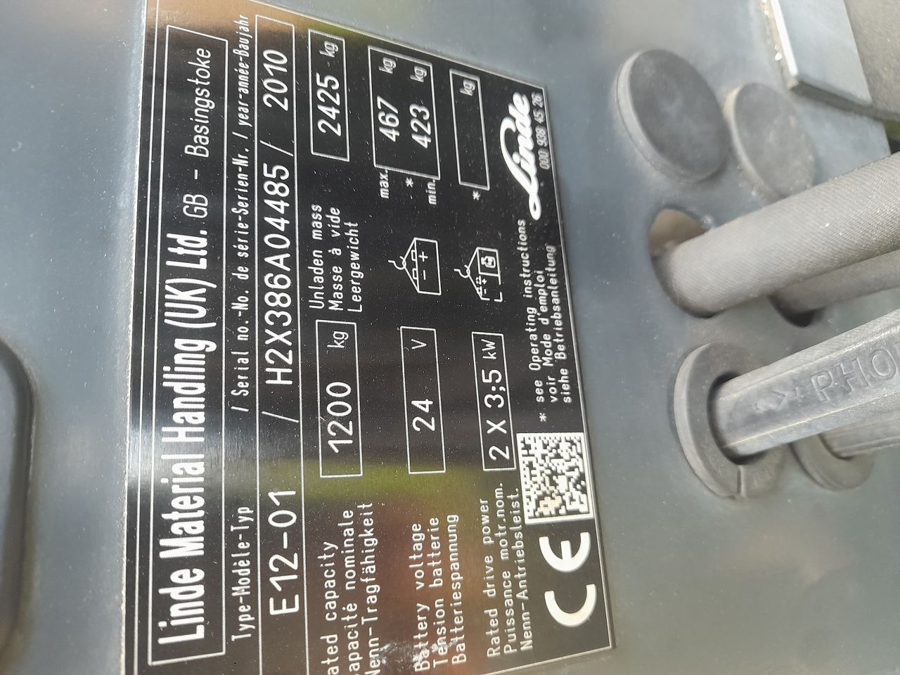 Linde E12 elektrische heftruck 1320 uur!
