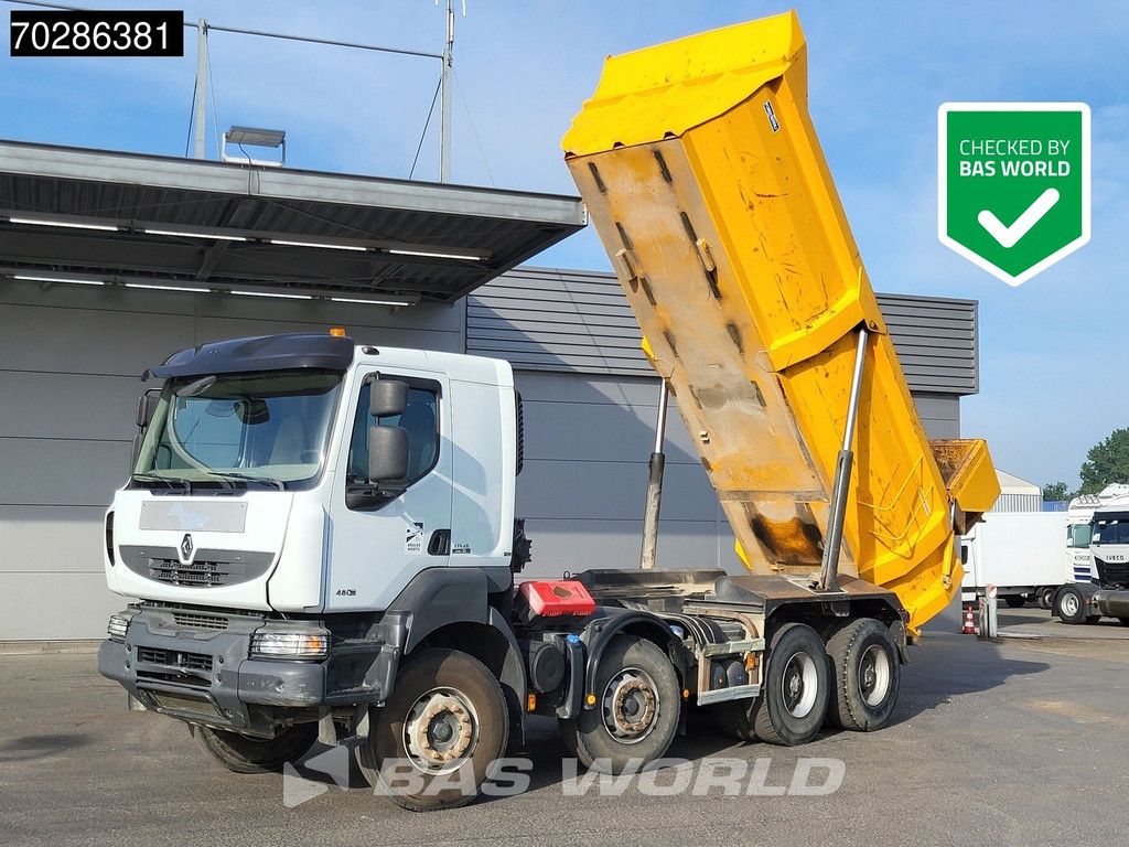 Renault Kerax 480 8X4 16m3 tipper Retarder Optibrake+ Big-Axle Steelsuspension Euro 5