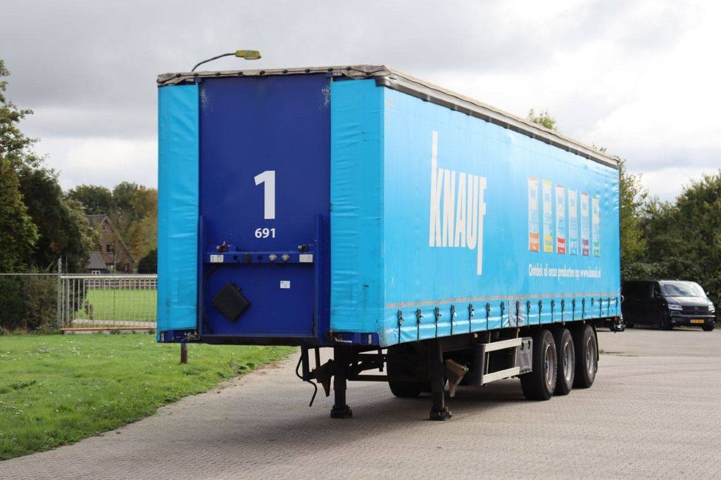 Curtainsider trailer Groenewegen DRO-14-27 2006