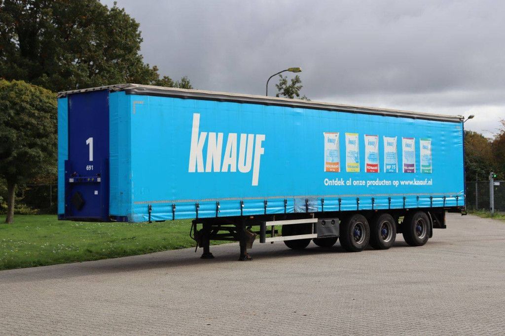 Curtainsider trailer Groenewegen DRO-14-27 2006